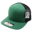 PB222-K.GREEN-BLACK CAMBRIDGE TRUCKER HAT For Discount