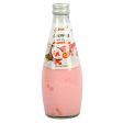 WHOLESALE GABRIELA COCONUT MILK W  NATA DE COCO STRAWBERRY 290ML SOLD BY CASE For Cheap