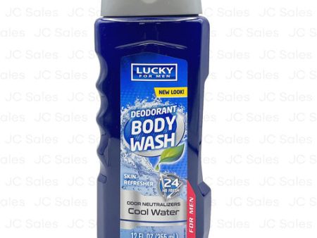 WHOLESALE LUCKY BODY WASH COOL WATER 12 OZ SOLD BY CASE Online Sale