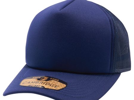 PB114 [NAVY] 5 PANEL FOAM TRUCKER HATS Discount