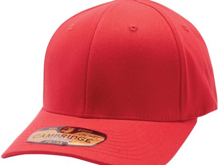 PB133 [RED] COMFORT FIT ONE SIZE BASEBALL CAPS For Cheap