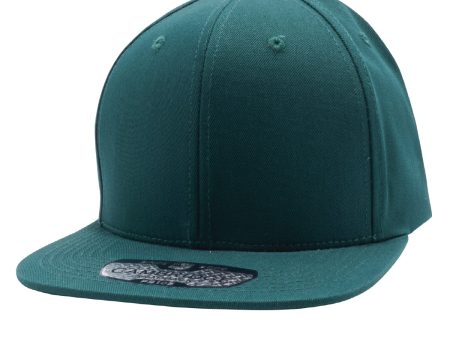 PB105 [D.GREEN] COTTON SNAPBACK HATS Fashion