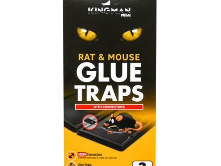 WHOLESALE KINGMAN PRIME MOUSE GLUE TRAP LARGE 2 PC SOLD BY CASE Cheap