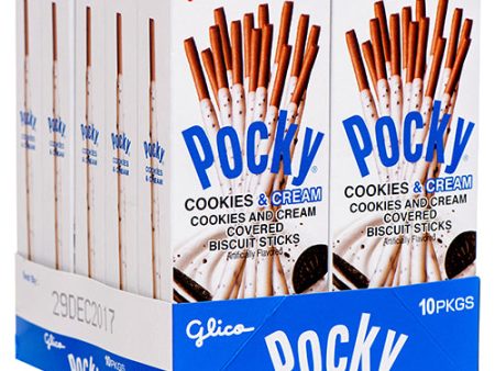 WHOLESALE POCKY 1.41 OZ COOKIES & CREAM SOLD BY CASE Online Hot Sale