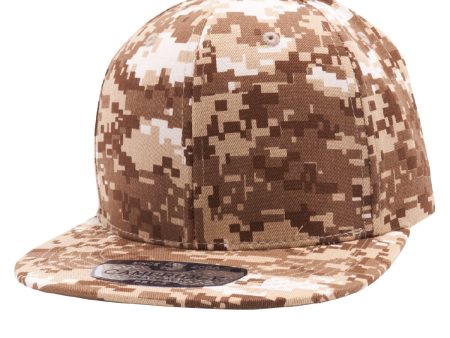 PB105 [DESERT DIGITAL CAMO 2] COTTON SNAPBACK HATS Online now