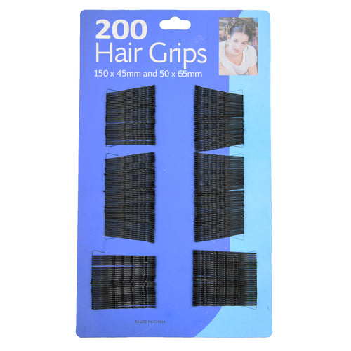 WHOLESALE BOBBY PINS 200CT BLACK CLR #JJ-1124 SOLD BY CASE Online Sale