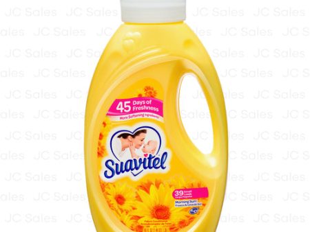 WHOLESALE SUAVITEL FABRIC SOFTNER MORNING SUN 46 OZ SOLD BY CASE For Sale