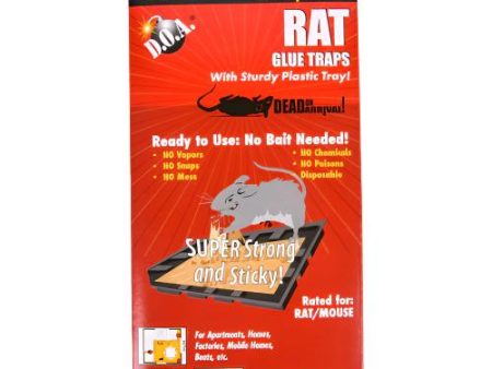 WHOLESALE DOA RAT GLUE BOARDS 2PK SOLD BY CASE Hot on Sale