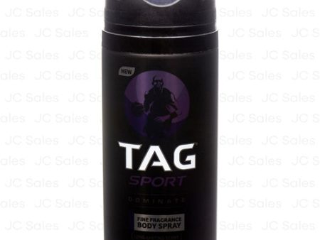 WHOLESALE TAG SPORT BODY SPRAY DOMINATE 3.5 OZ SOLD BY CASE For Sale