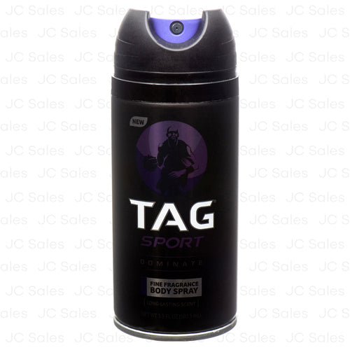 WHOLESALE TAG SPORT BODY SPRAY DOMINATE 3.5 OZ SOLD BY CASE For Sale