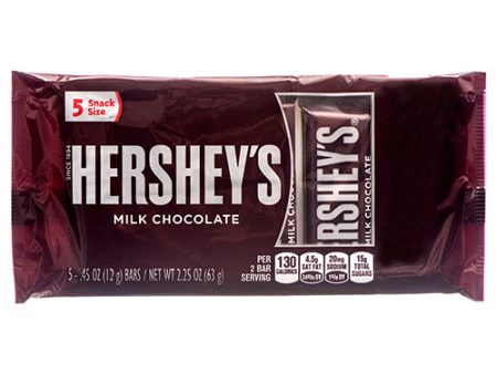 WHOLESALE HERSHEY S MILK CHOCOLATE 5CT SOLD BY CASE on Sale