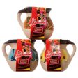 WHOLESALE CERAMIC ENGOBE MUG W DESIGN  ASST CLRS SOLD BY CASE Cheap