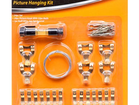 WHOLESALE KINGMAN PICTURE FRAME HANGING KIT 54PCS SOLD BY CASE For Discount