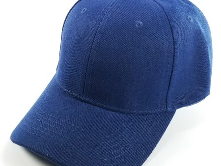 PB128 [NAVY] HOOK AND LOOP BACKSTRAP WITH ACRYLIC CURVED CAPS Online Sale