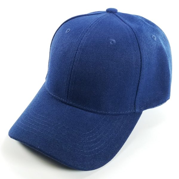 PB128 [NAVY] HOOK AND LOOP BACKSTRAP WITH ACRYLIC CURVED CAPS Online Sale