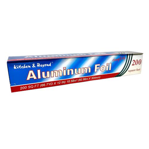 WHOLESALE KITCHEN & BEYOND HEAVY DUT ALUMINUM FOIL 200 SQ FT SOLD BY CASE Discount