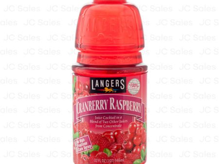 WHOLESALE LANGERS CRAN RASPBERRY 32 OZ SOLD BY CASE For Discount