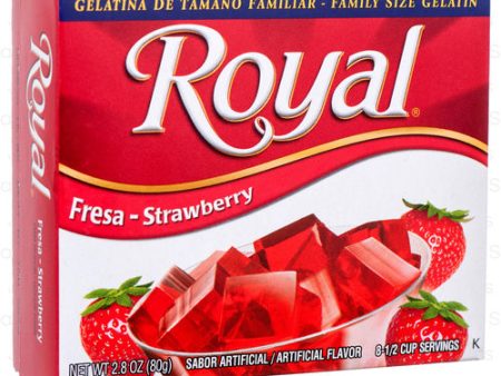 WHOLESALE ROYAL GELATIN STRAWBERRY 2.8 OZ SOLD BY CASE Sale