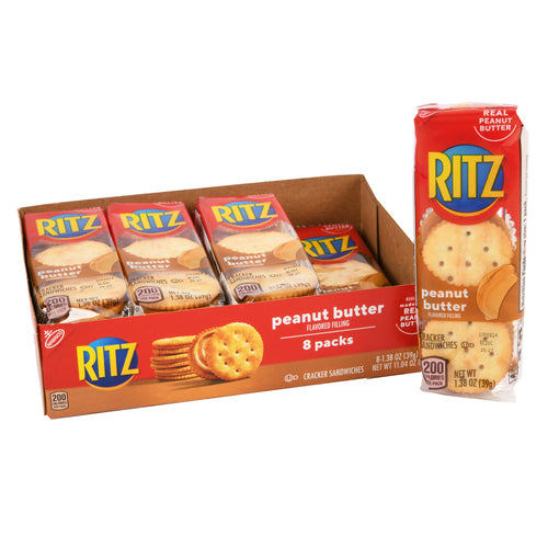 WHOLESALE NABISCO RITZ PEANUT BUTTER CRACKER SANDWHICH 1.38 OZ SOLD BY CASE Discount