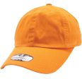 PB136 [ORANGE] UNSTRUCTURED COTTON TWILL DAD HATS For Sale