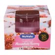 WHOLESALE NUVALU CANDLE TUMBLER 3 OZ MOUNTAIN BERRY SOLD BY CASE For Sale