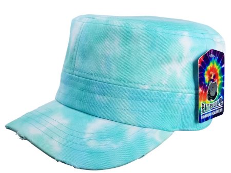 PB254T [MINT SKY] PLAIN TIE DYE CASTRO CAP Online now