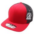 PB222-RED-CHARCOAL CAMBRIDGE TRUCKER HAT For Cheap