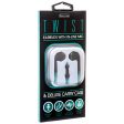 WHOLESALE SENTRY TWIST EARBUDS W.MIC TEAL SOLD BY CASE For Discount