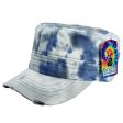 PB254T [NAVY GREY] PLAIN TIE DYE CASTRO CAP For Cheap