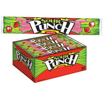 Sour Punch Strawberry Straws, 2oz 24ct Discount