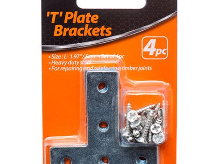 WHOLESALE KINGMAN T PLATE BRACKET 1.97 4PC SOLD BY CASE Discount