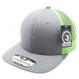 PB222H-HEATHER GRAY-N.GREEN CAMBRIDGE TRUCKER HAT Online