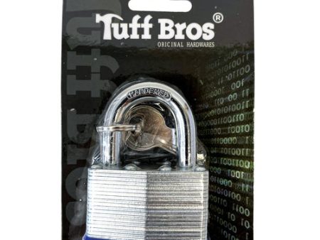 WHOLESALE PADLOCK LAMINATED 50MM TUFF BROS #3303 SOLD BY CASE Online Hot Sale