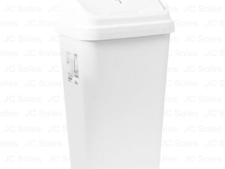 WHOLESALE STERLITE 13 GAL SWINGTOP WASTEBASKET WHITE SOLD BY CASE Sale