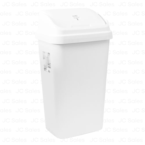 WHOLESALE STERLITE 13 GAL SWINGTOP WASTEBASKET WHITE SOLD BY CASE Sale