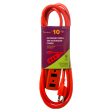 WHOLESALE ELECTRIC EXTENSION CORD 10FT UL OUTDOOR W 3 OUTLETS & 16 GUAGE SOLD BY CASE Online Sale