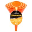 WHOLESALE KINGMAN PLASTIC FUNNEL 4PCS SET SOLD BY CASE Online now