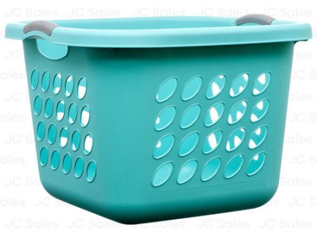 WHOLESALE STERILITE #1217 LAUNDRY BASKET BUSHEL AQUA CLR SOLD BY CASE Discount