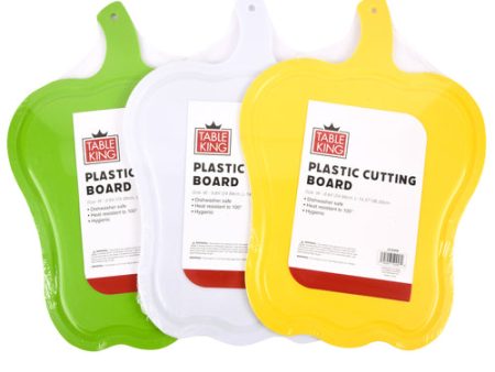 WHOLESALE TABLE KING PLASTIC CUTTING BOARD FRUIT SHAPE W ASST DSGN SOLD BY CASE Supply