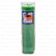 WHOLESALE VELADORA RELIGIOUS CANDLE GREEN SOLD BY CASE Supply