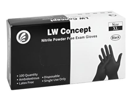 WHOLESALE DISPOSABLE GLOVES NITRILE EXAM BLK SIZE XL SOLD BY CASE Online Hot Sale