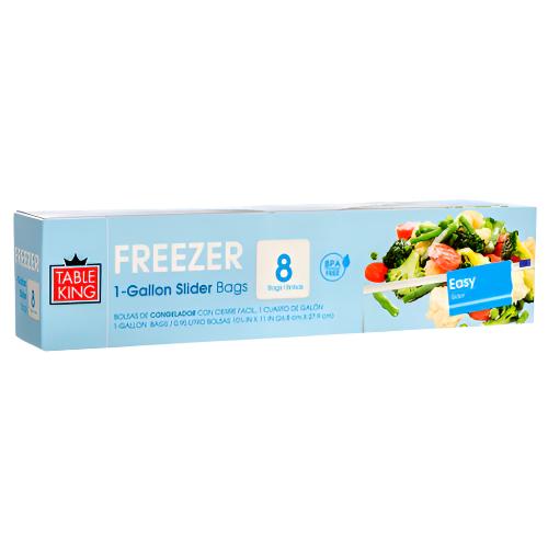 WHOLESALE TABLE KING FREEZER SLIDER BAG 1 GAL 8CT SOLD BY CASE For Discount