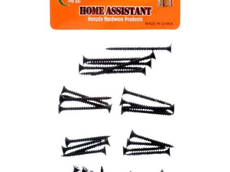 WHOLESALE WOOD SCREW NAILS-BLACK COLORED. SOLD BY CASE Hot on Sale