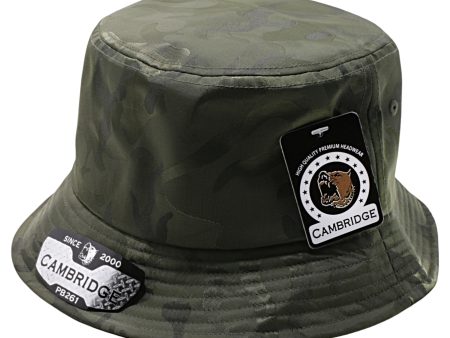 PB261 [OLIVE] SHINY CAMO BUCKET HATS Supply