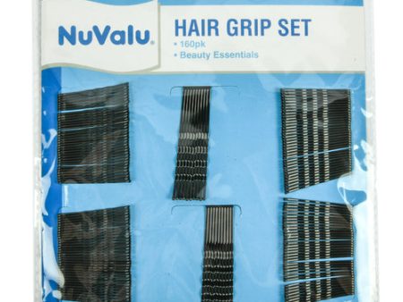 WHOLESALE NUVALU BOBBY PINS 160CT BLACK W ASST SIZES SOLD BY CASE Fashion