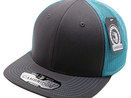 PB222-CHARCOAL-N.BLUE CAMBRIDGE TRUCKER HAT Online