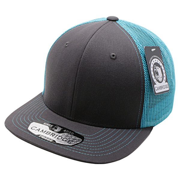 PB222-CHARCOAL-N.BLUE CAMBRIDGE TRUCKER HAT Online