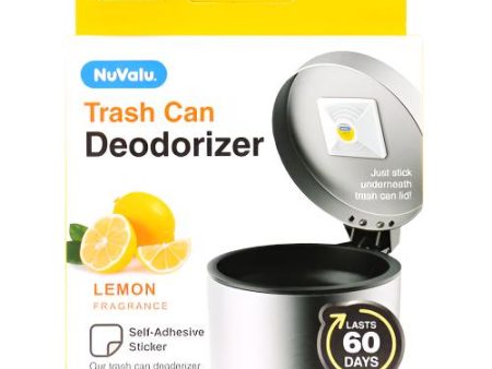 WHOLESALE NUVALU TRASH CAN DEODORIZER LEMON SOLD BY CASE For Cheap