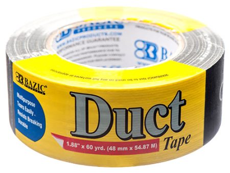 WHOLESALE BAZIC DUCT TAPE BLACK 1.89 X 60YD SOLD BY CASE Online Sale