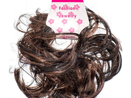 WHOLESALE HAIR SCRUNCHI BLACK & BROWN #JJ-1119 SOLD BY CASE Sale